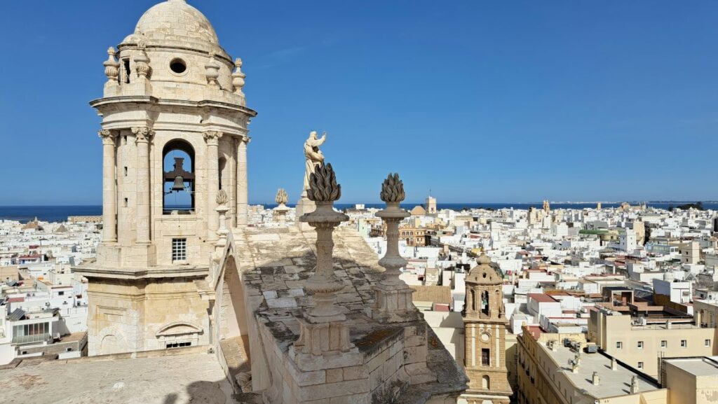 Views from Cadiz Cathedral in Spain